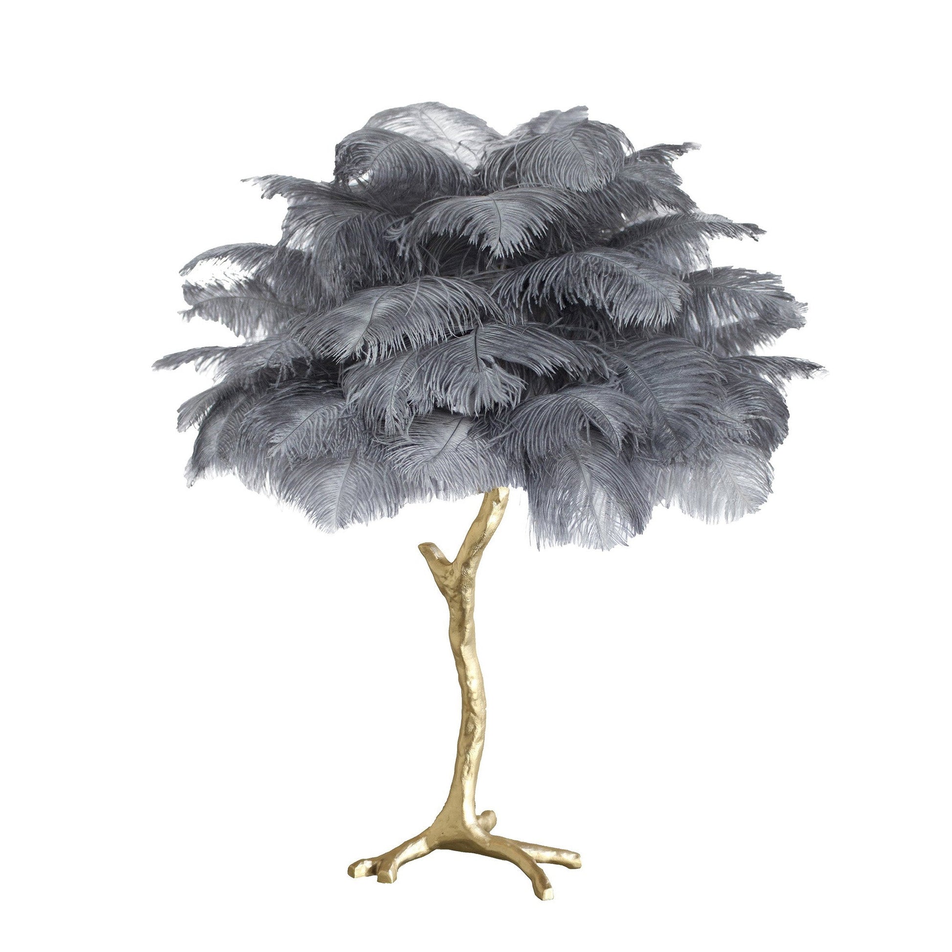 Ostrich Feather Table Lamp - Nuvé