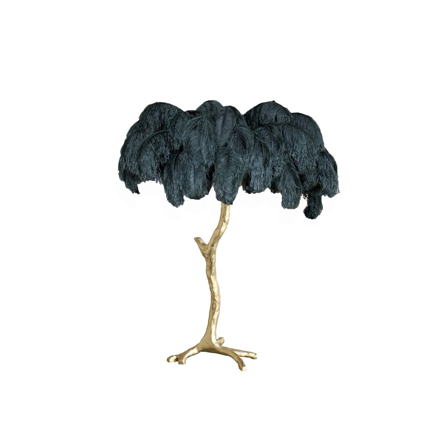 Ostrich Feather Table Lamp - Nuvé