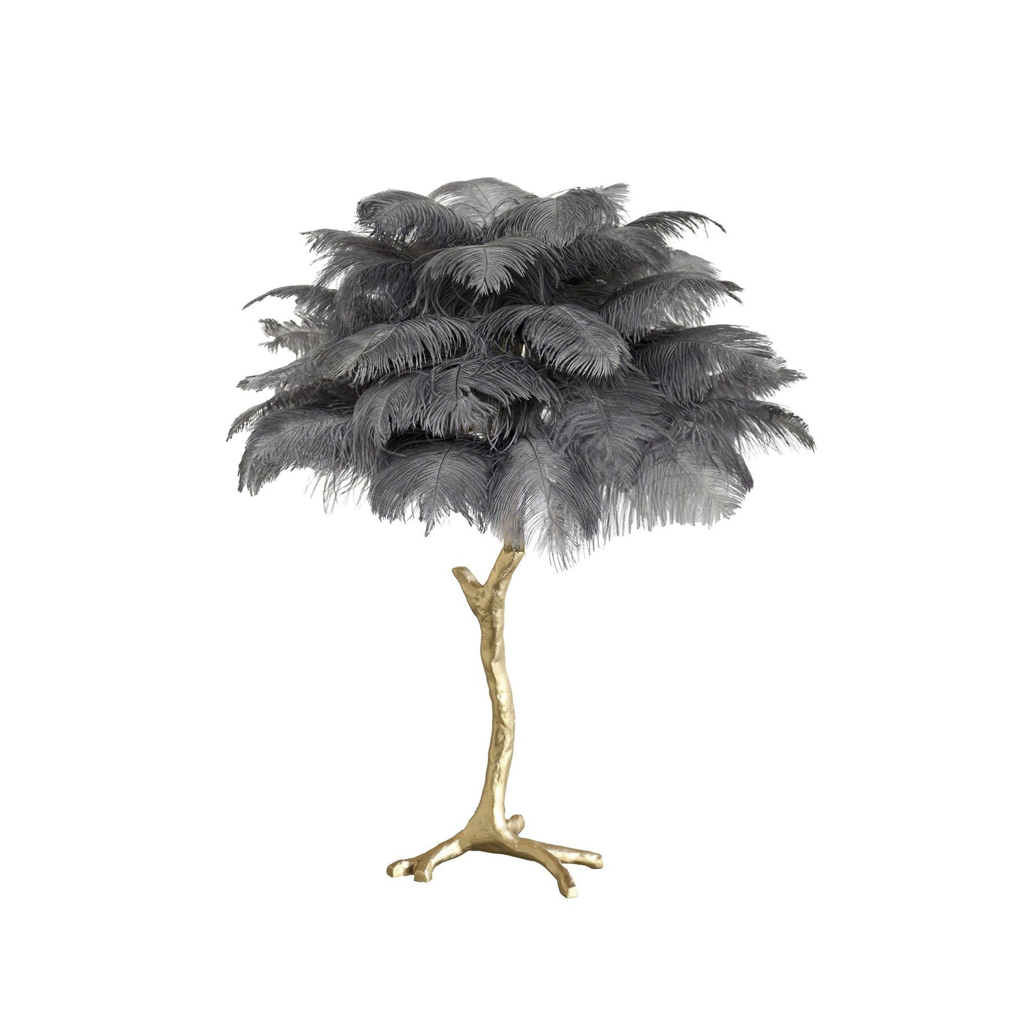 Ostrich Feather Table Lamp - Nuvé