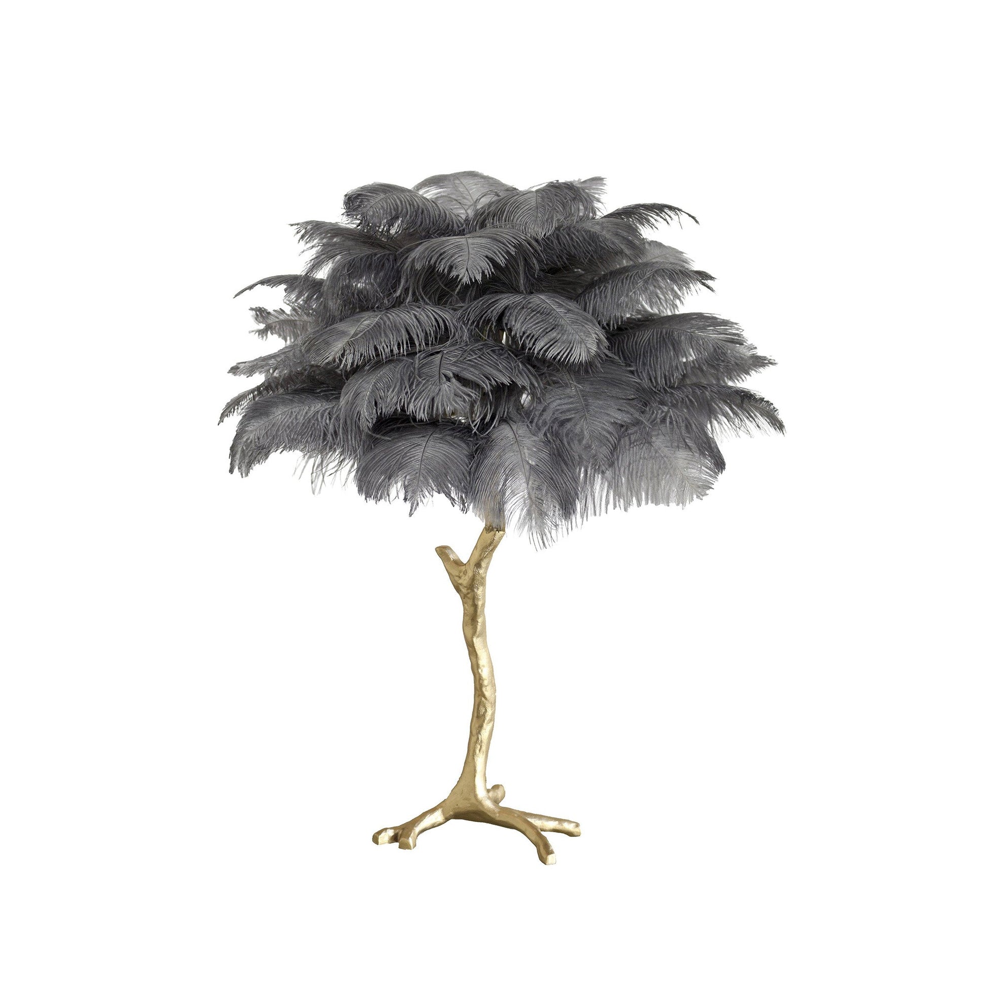 Ostrich Feather Table Lamp - Nuvé