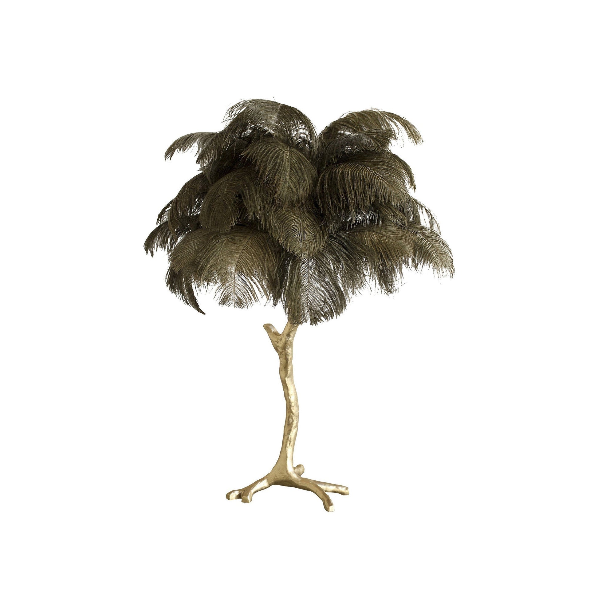 Ostrich Feather Table Lamp - Nuvé