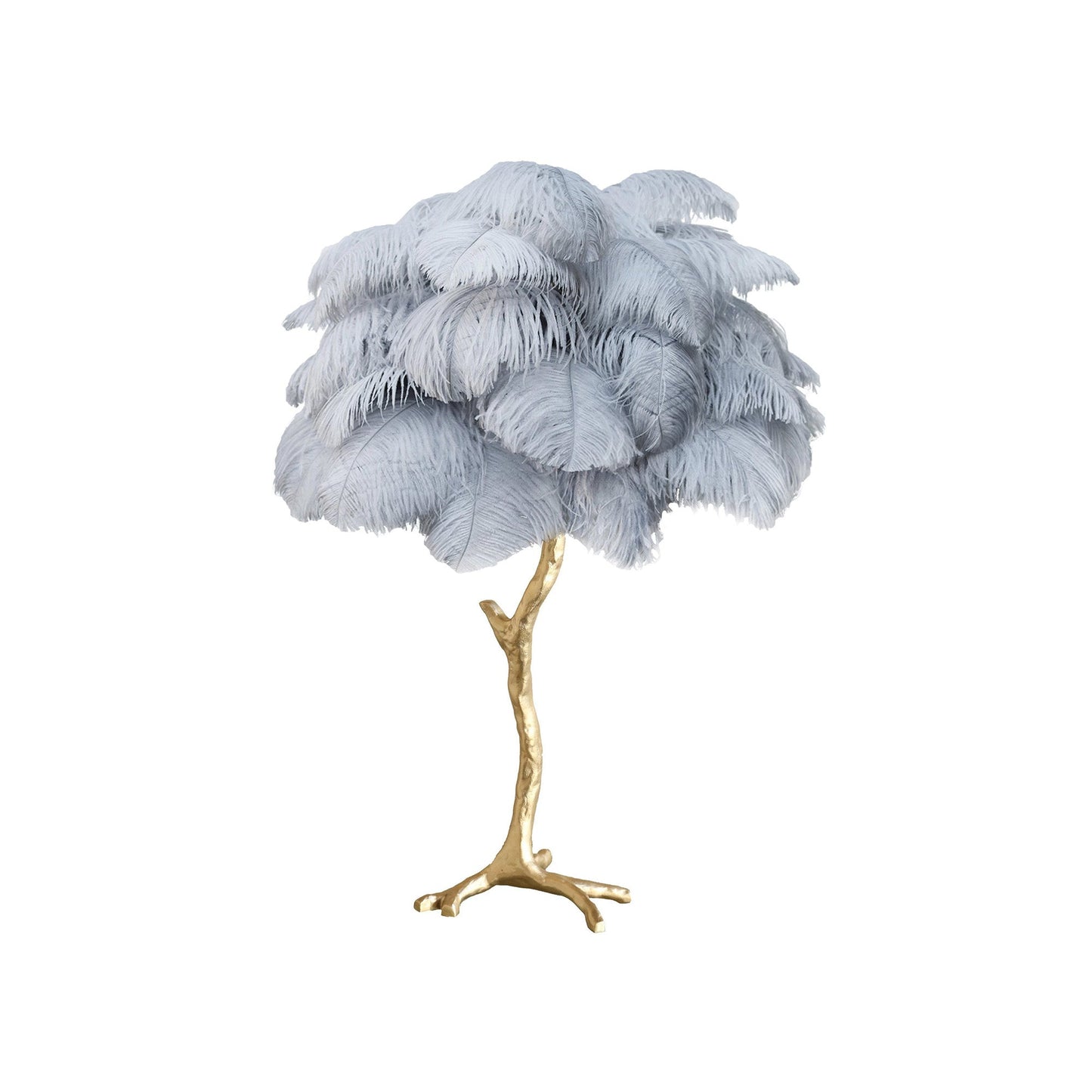 Ostrich Feather Table Lamp - Nuvé