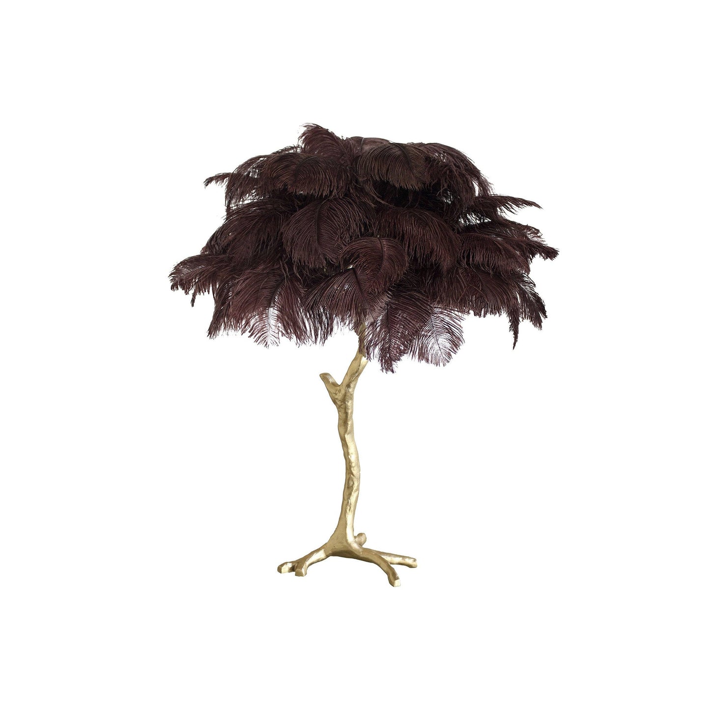Ostrich Feather Table Lamp - Nuvé