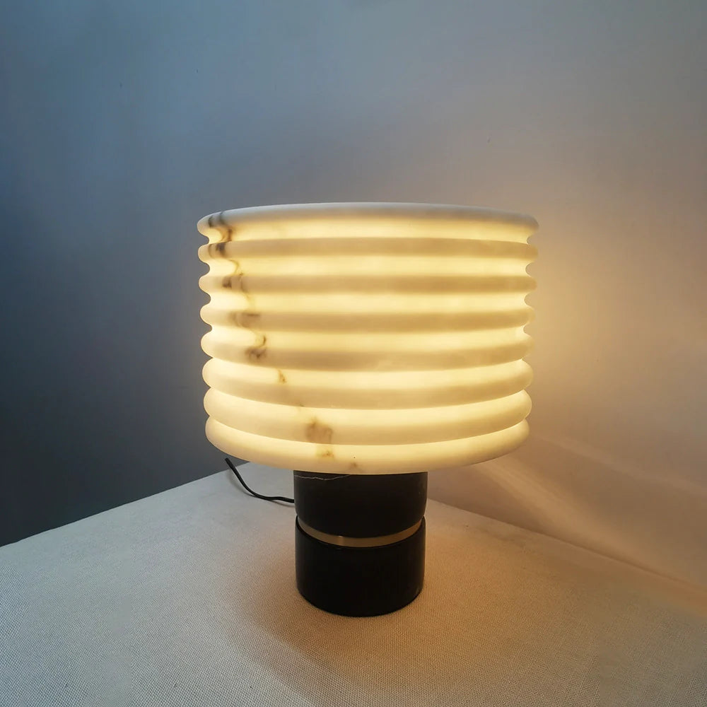 Outela Modern Alabaster Table Lamp - Nuvé