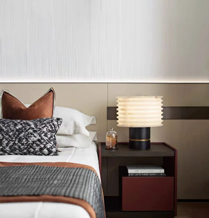 Outela Modern Alabaster Table Lamp - Nuvé