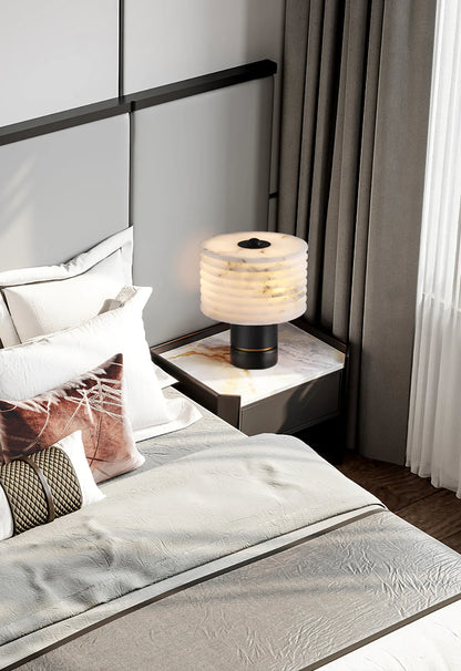 Outela Modern Alabaster Table Lamp - Nuvé