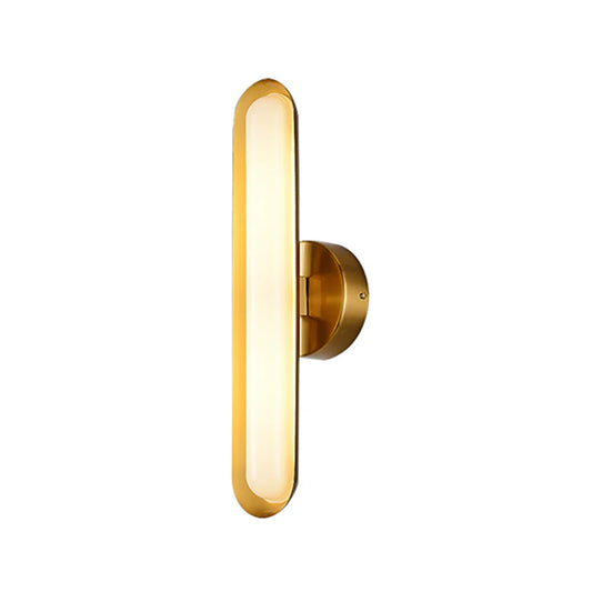 Oval Modern Metal Wall Light - Nuvé