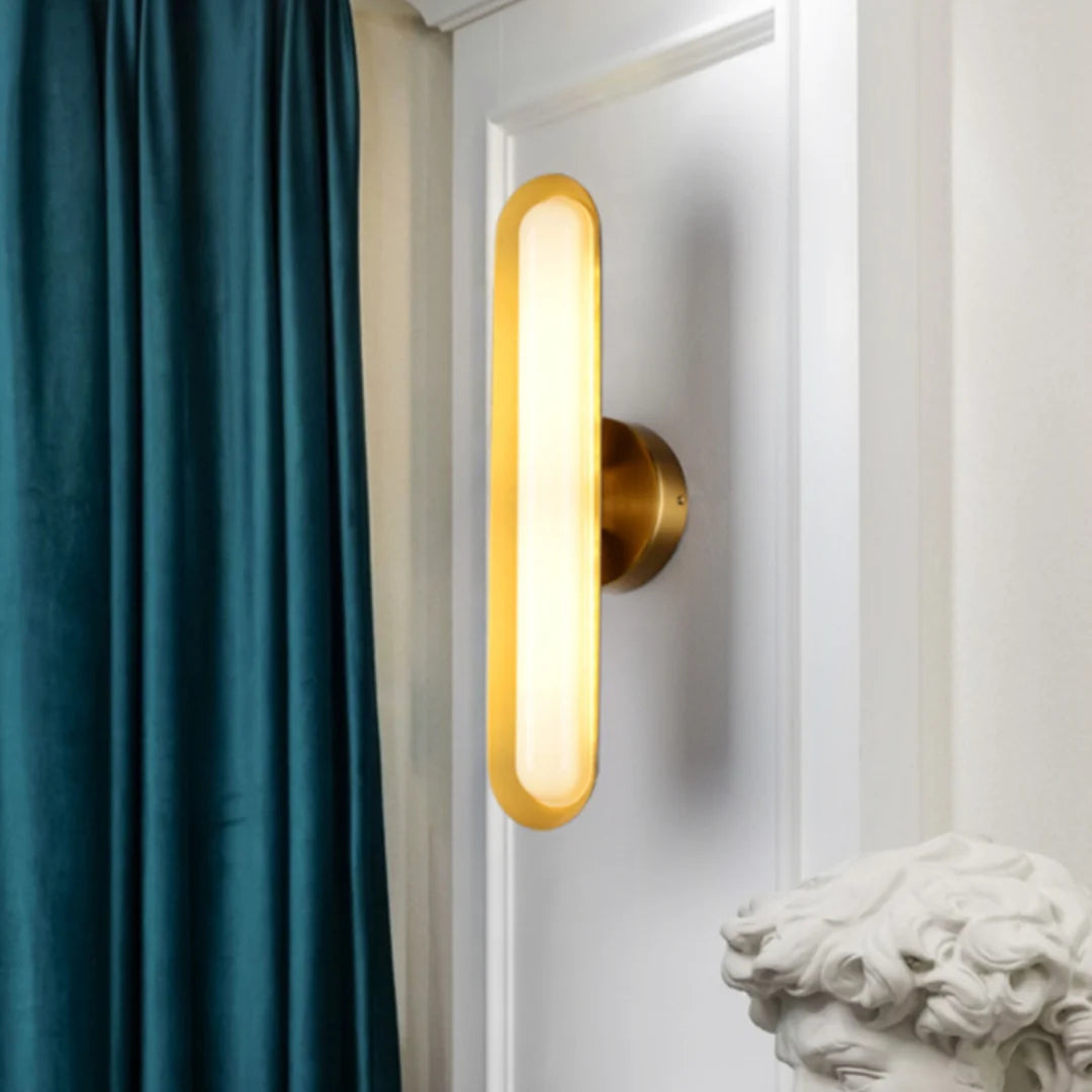 Oval Modern Metal Wall Light - Nuvé