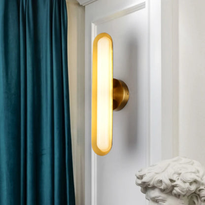 Oval Modern Metal Wall Light - Nuvé