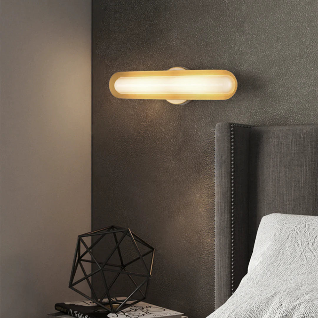 Oval Modern Metal Wall Light - Nuvé