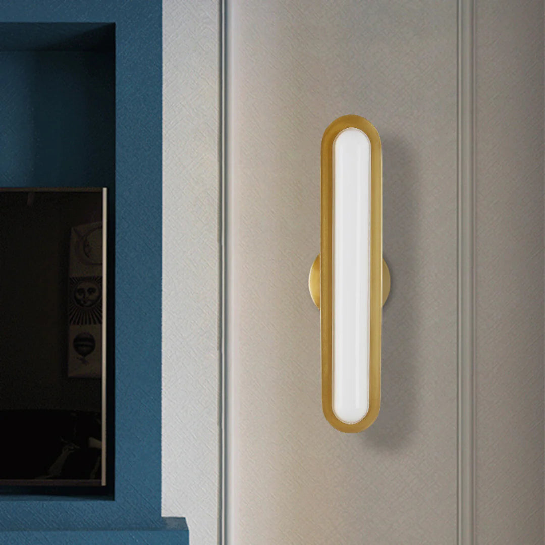 Oval Modern Metal Wall Light - Nuvé