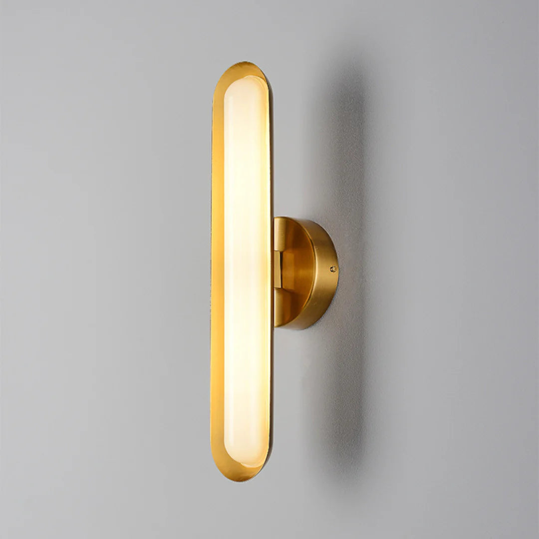 Oval Modern Metal Wall Light - Nuvé