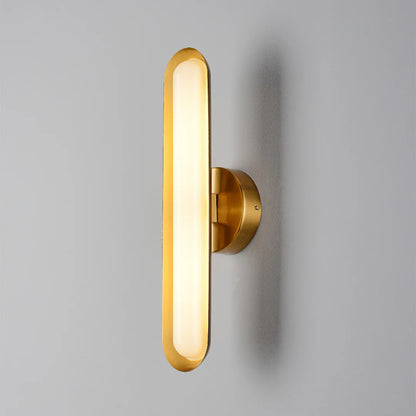 Oval Modern Metal Wall Light - Nuvé