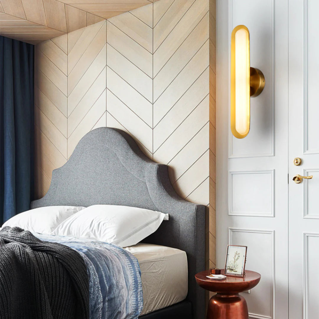 Oval Modern Metal Wall Light - Nuvé