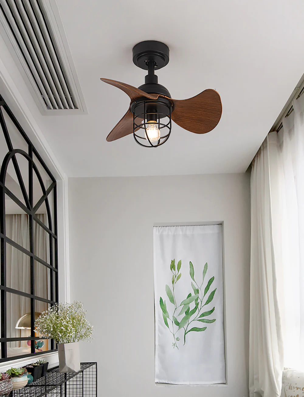 Oxton Simple Ceiling Fan Lamp - Nuvé