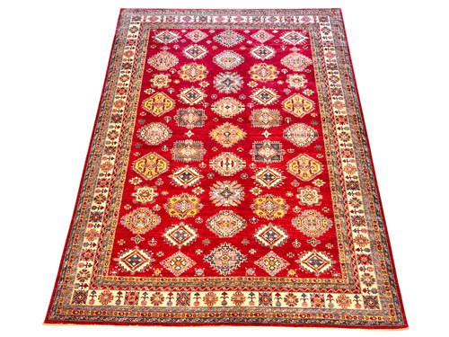 Super Kazak (10'09"x14'01") red/ivory - Nuvé