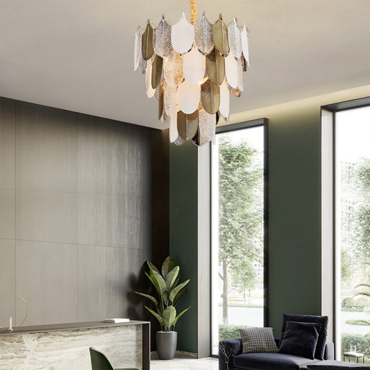 Peacock Chandelier - Nuvé
