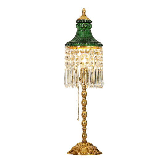 Peacock Green Crystal Table Lamp - Nuvé