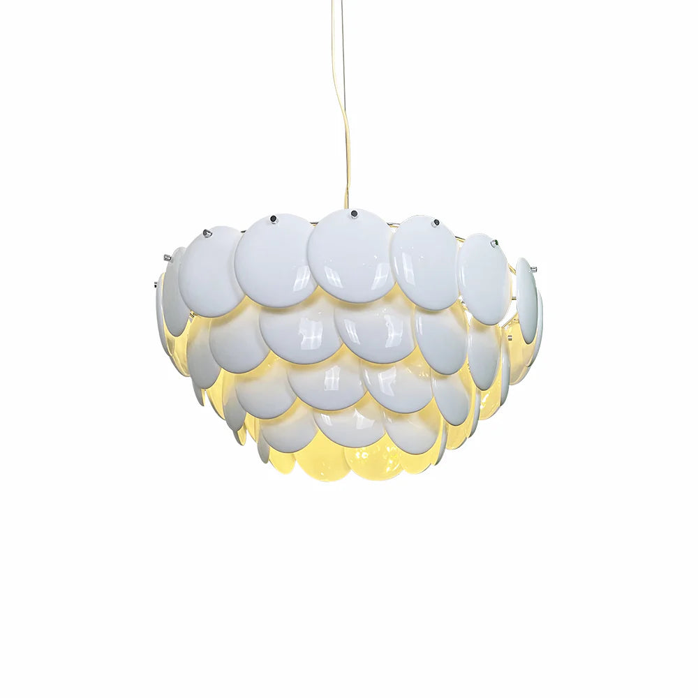 Pembridge White Ceramic Chandelier - Nuvé
