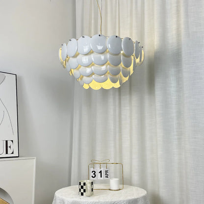 Pembridge White Ceramic Chandelier - Nuvé