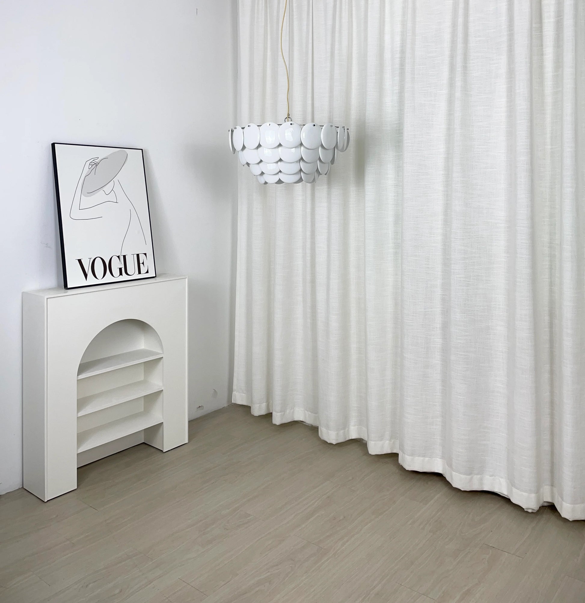 Pembridge White Ceramic Chandelier - Nuvé