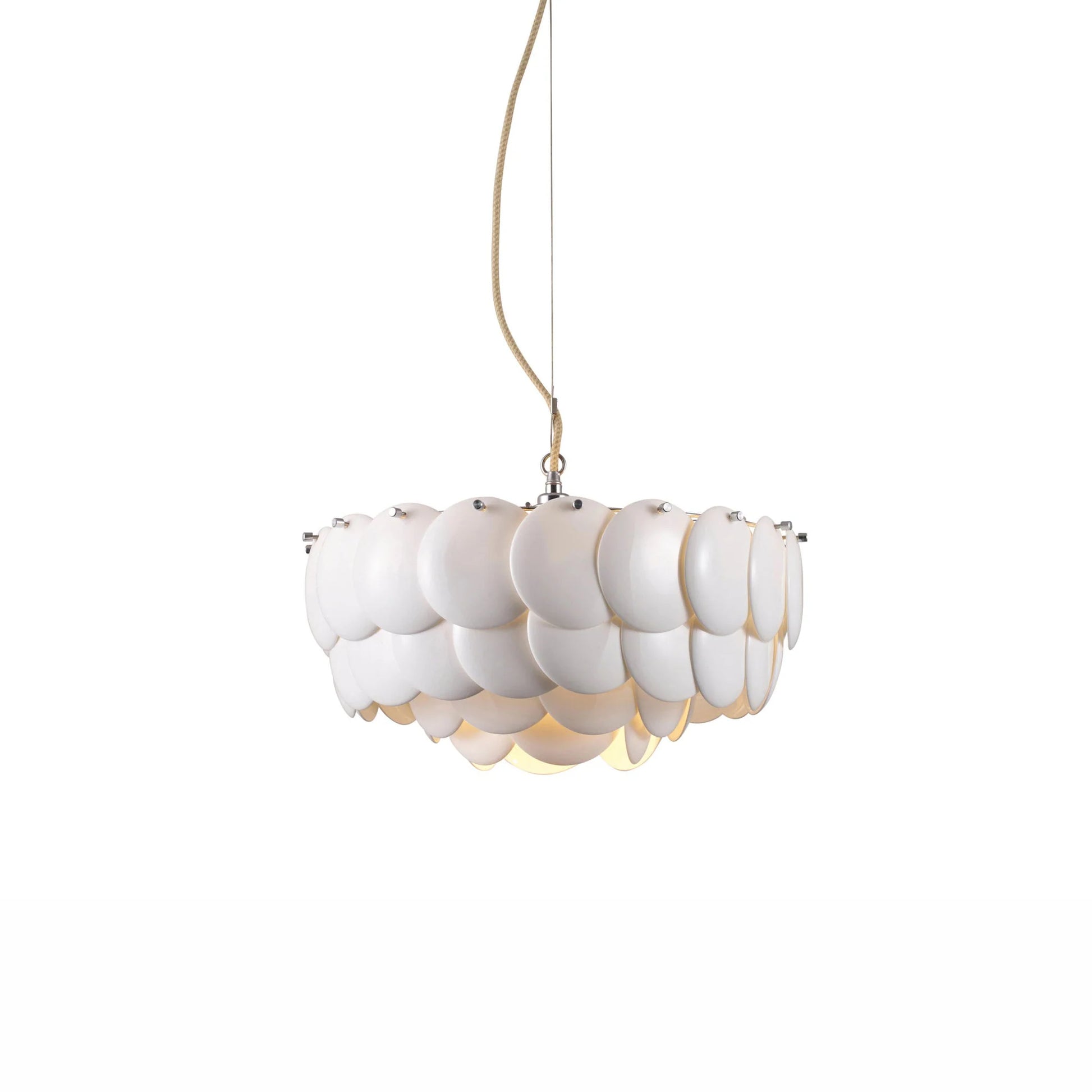 Pembridge White Ceramic Chandelier - Nuvé