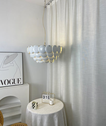 Pembridge White Ceramic Chandelier - Nuvé