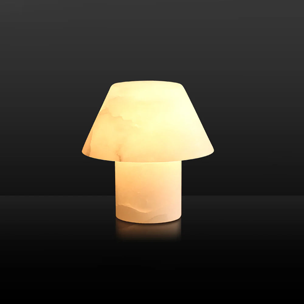 Alabaster Petra Stone House Table Lamp - Nuvé