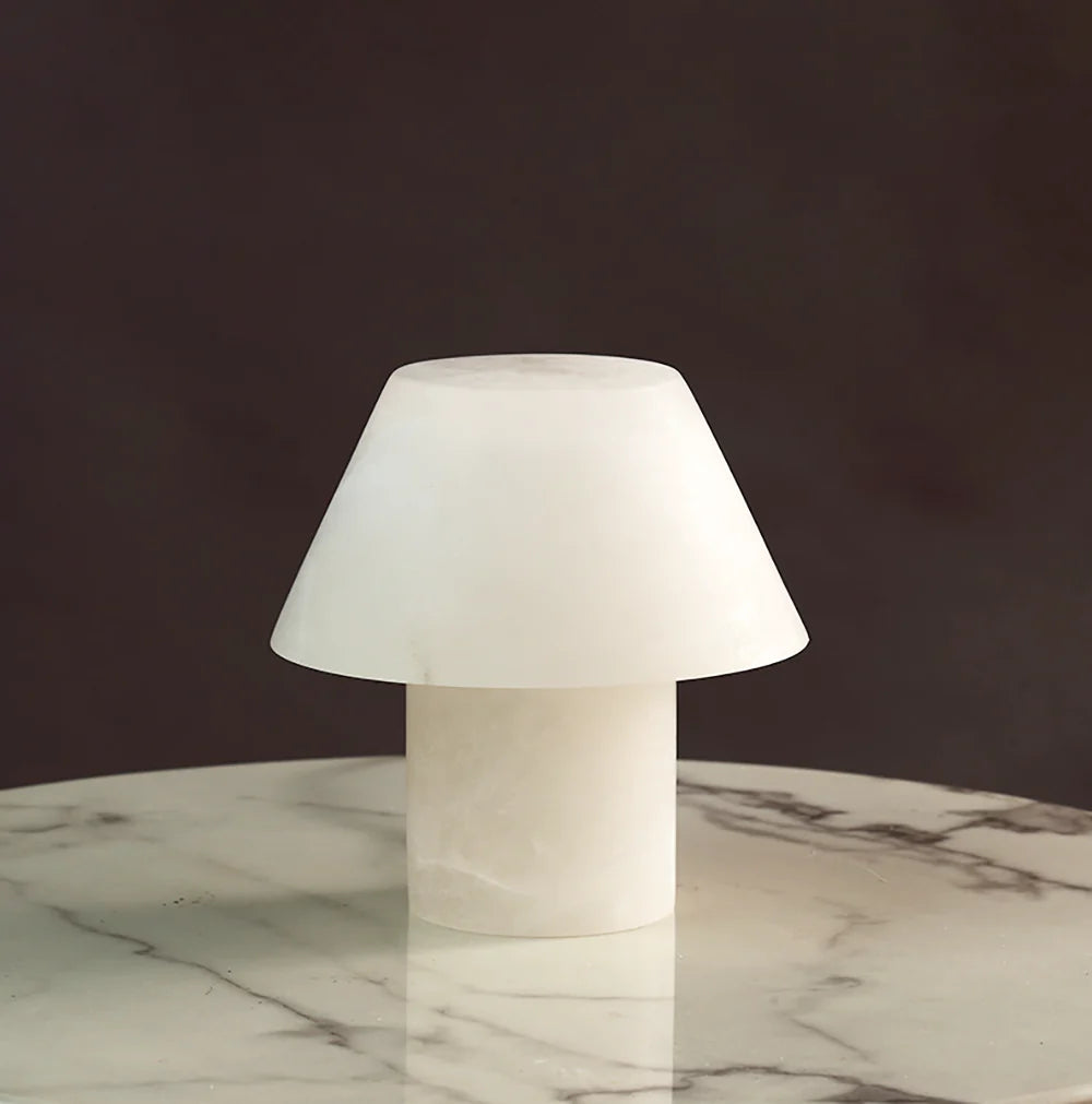 Alabaster Petra Stone House Table Lamp - Nuvé