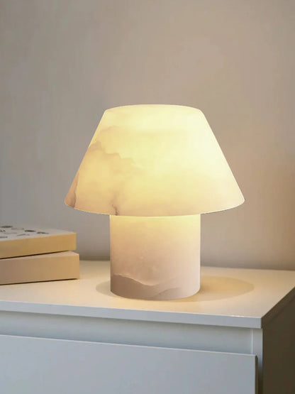 Alabaster Petra Stone House Table Lamp - Nuvé