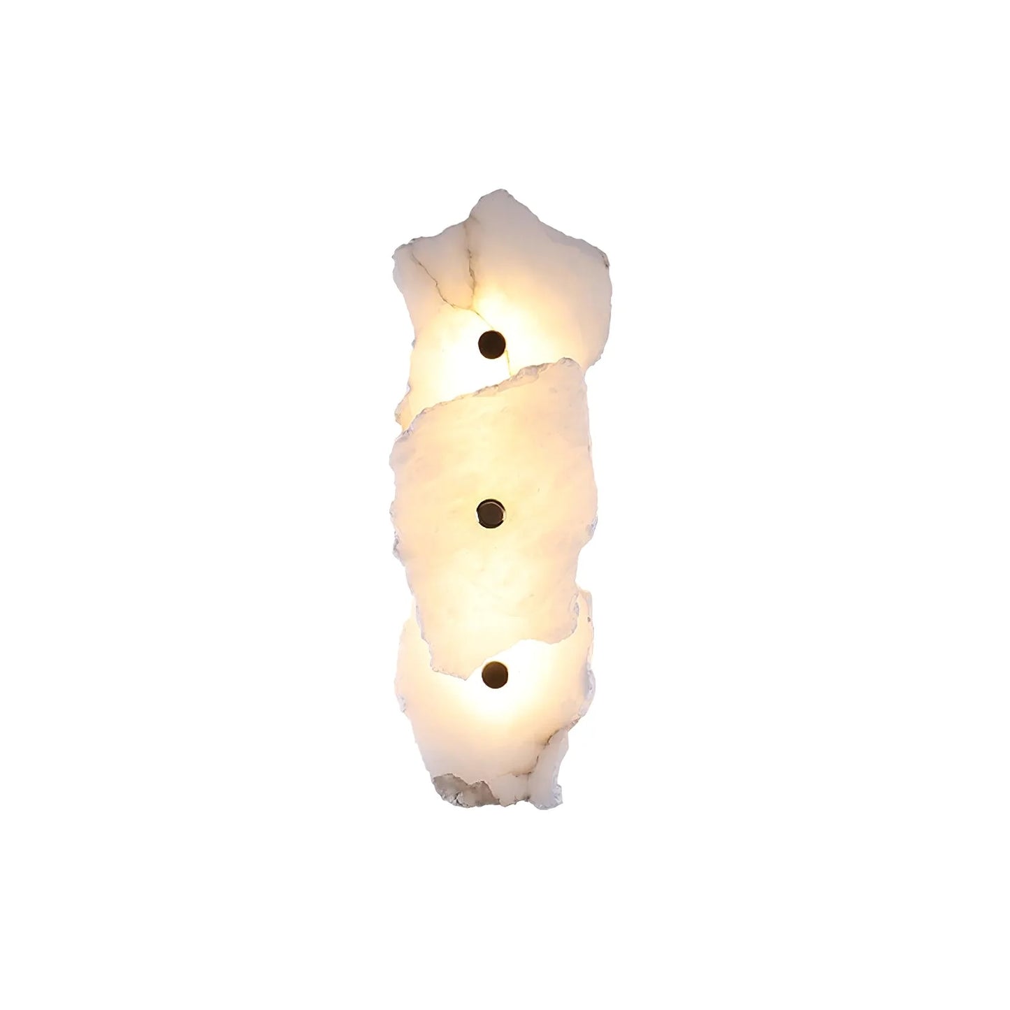 Korewolamp Petra wall lamp with sleek modern design, mounted on a wall, featuring a minimalist metallic finish and soft lighting.