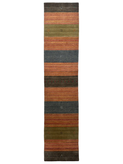Hand-loomed Indo-Gabbeh Runner Rug 2’7” x 11’4”