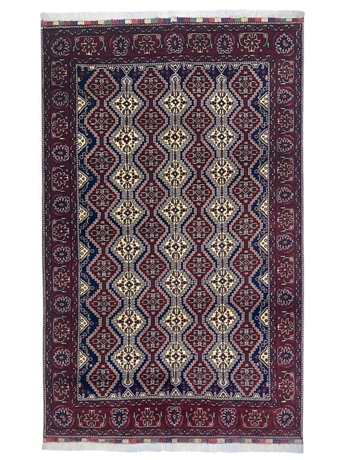 Hand-Knotted Afghani Yusufbai Wool Rug – 6’10″  x  9’10″ - Nuvé