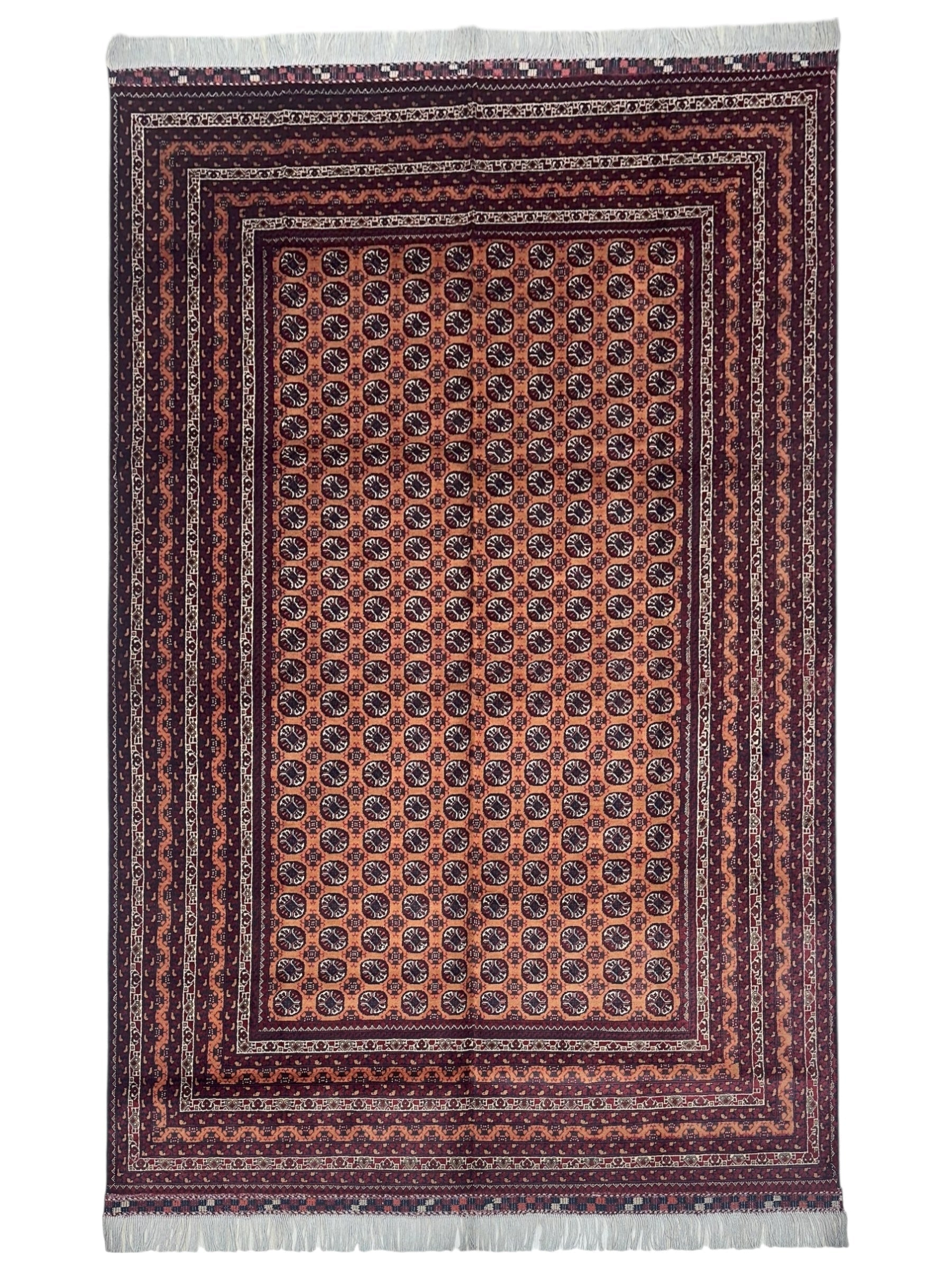 Hand-Knotted Afghani Mawri Wool Rug – 6’9″  x  9’10″ - Nuvé