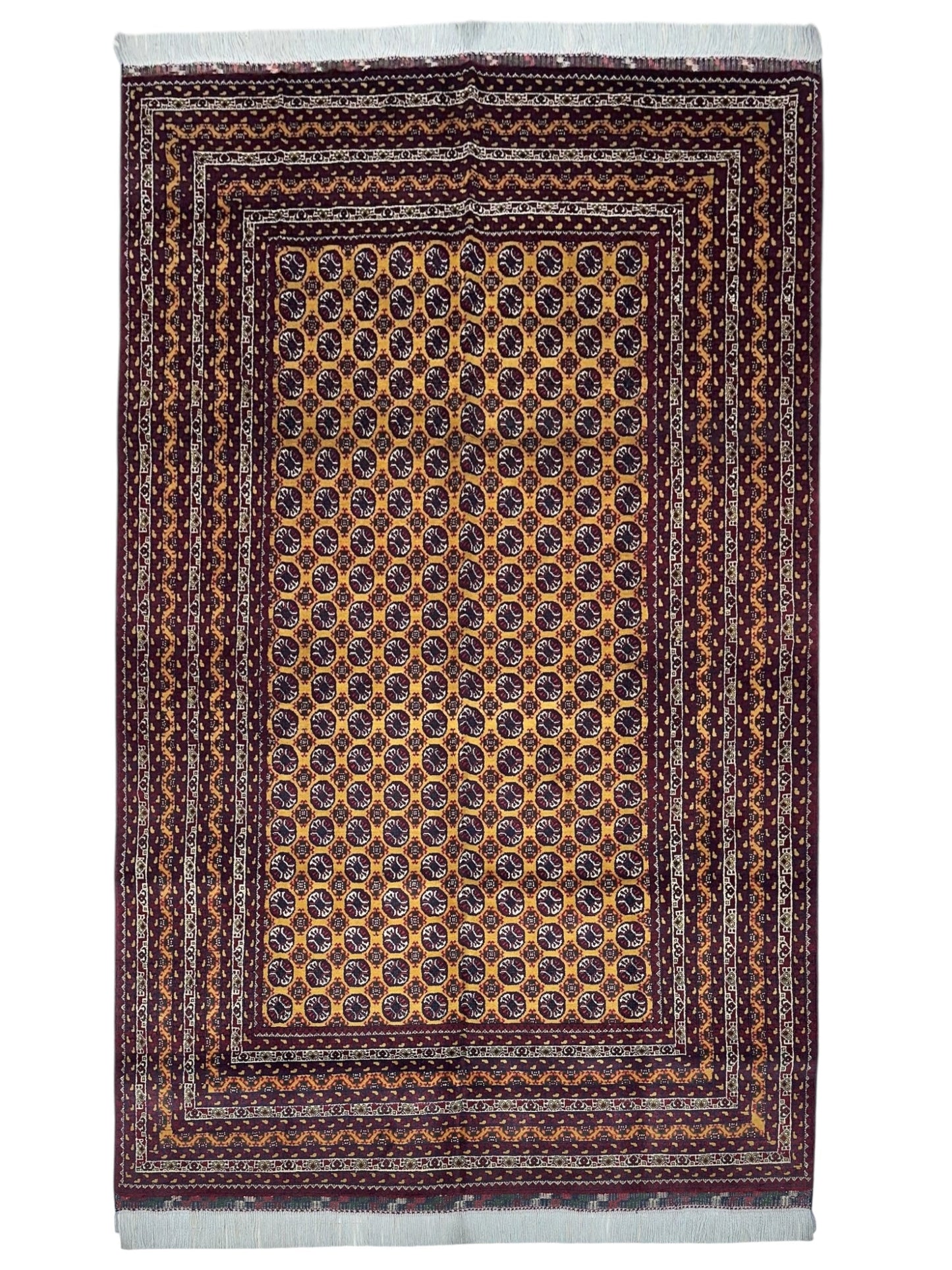 Hand-Knotted Afghani Mawri Wool Rug – 6’5″  x  9’4″ - Nuvé