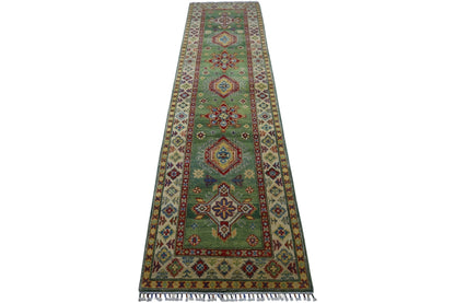 Hand-Knotted Afghani Kazak Wool Rug – 2’7″  x  9’8″ - Nuvé
