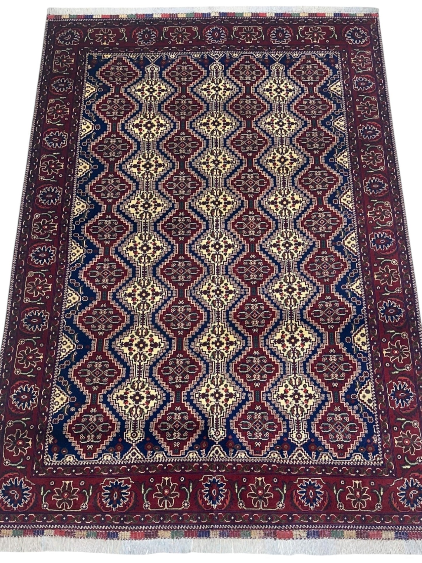 Hand-Knotted Afghani Yusufbai Wool Rug – 6’10″  x  9’10″ - Nuvé