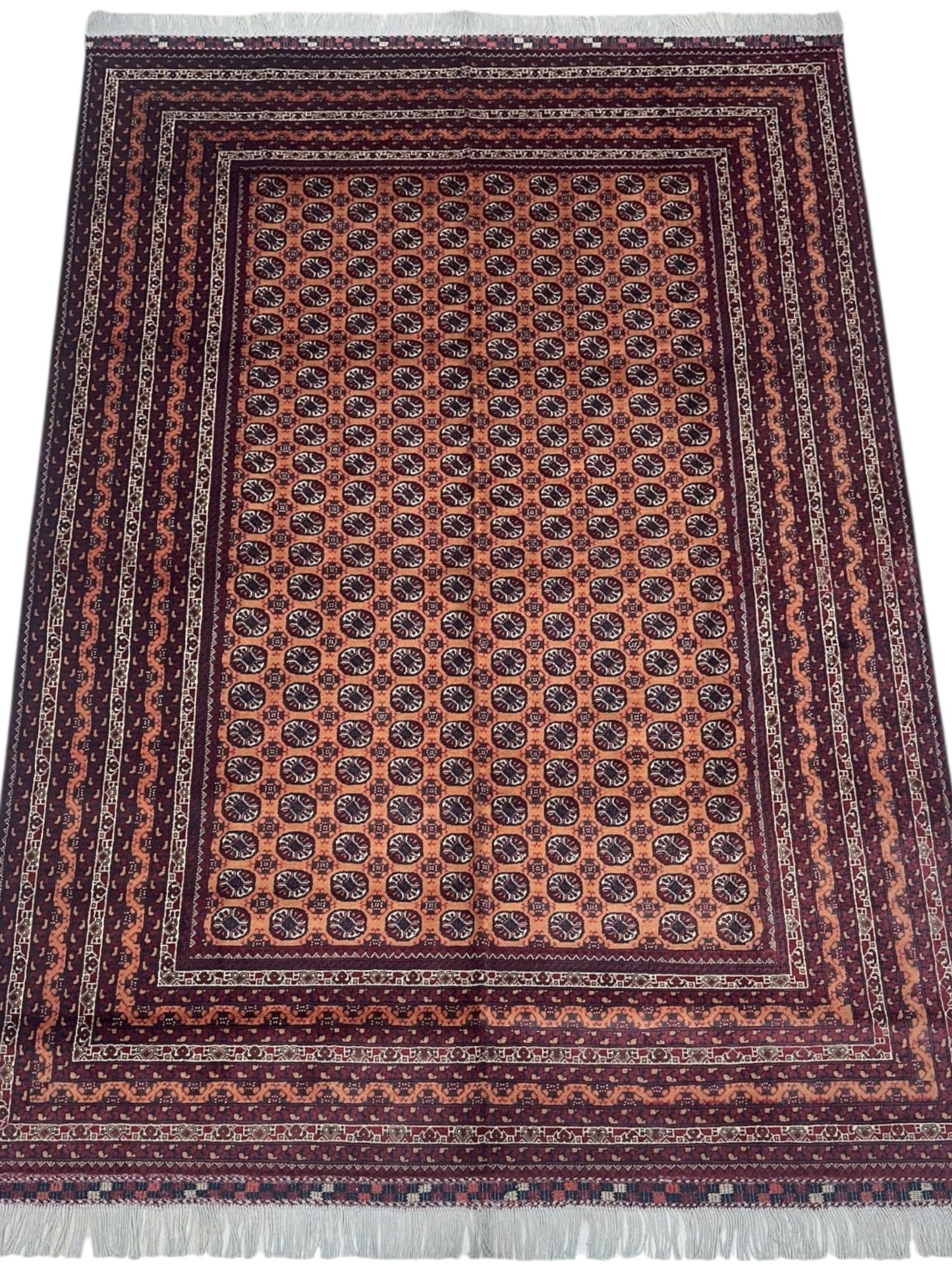 Hand-Knotted Afghani Mawri Wool Rug – 6’9″  x  9’10″ - Nuvé