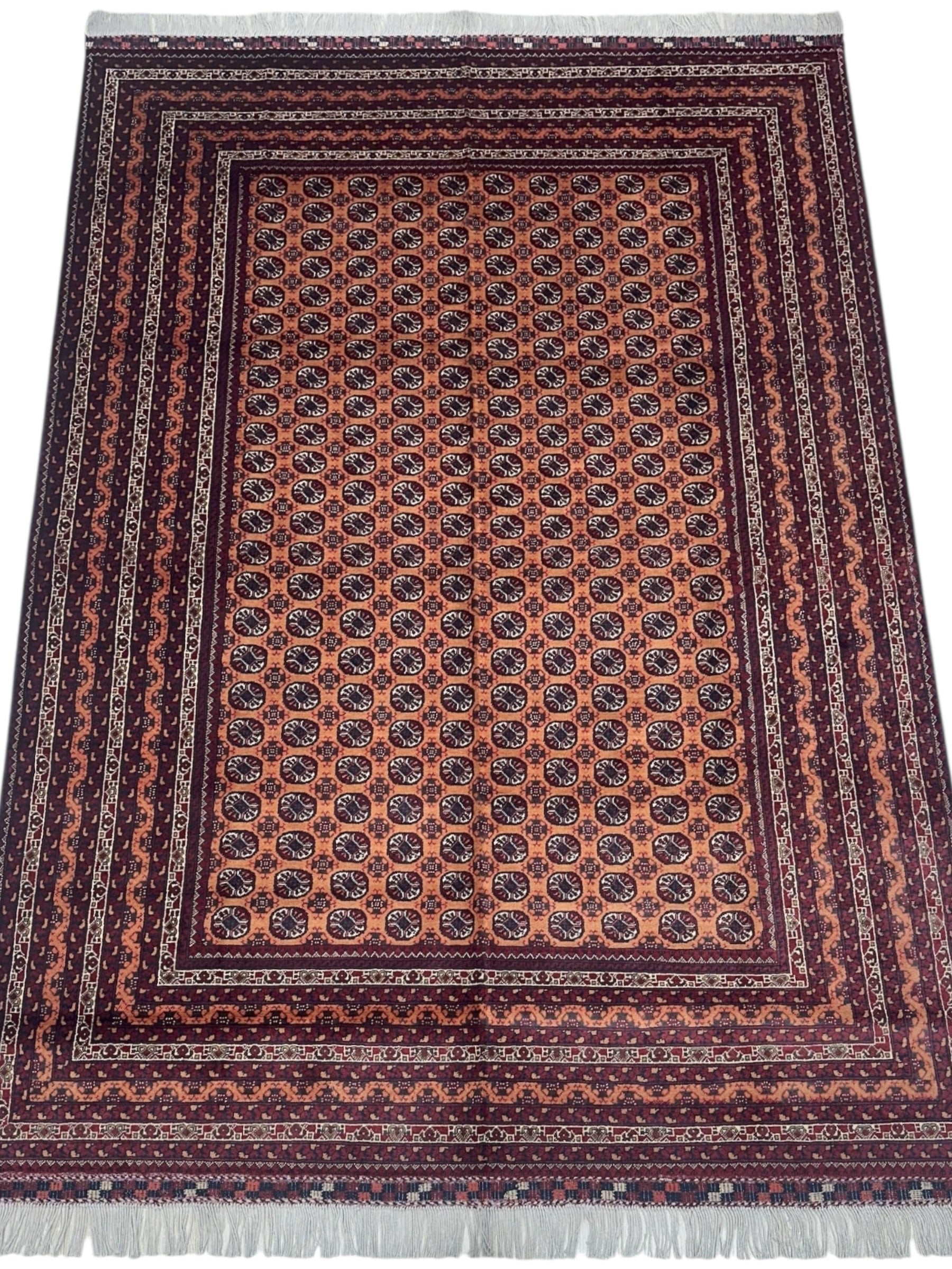 Hand-Knotted Afghani Mawri Wool Rug – 6’9″  x  9’10″ - Nuvé