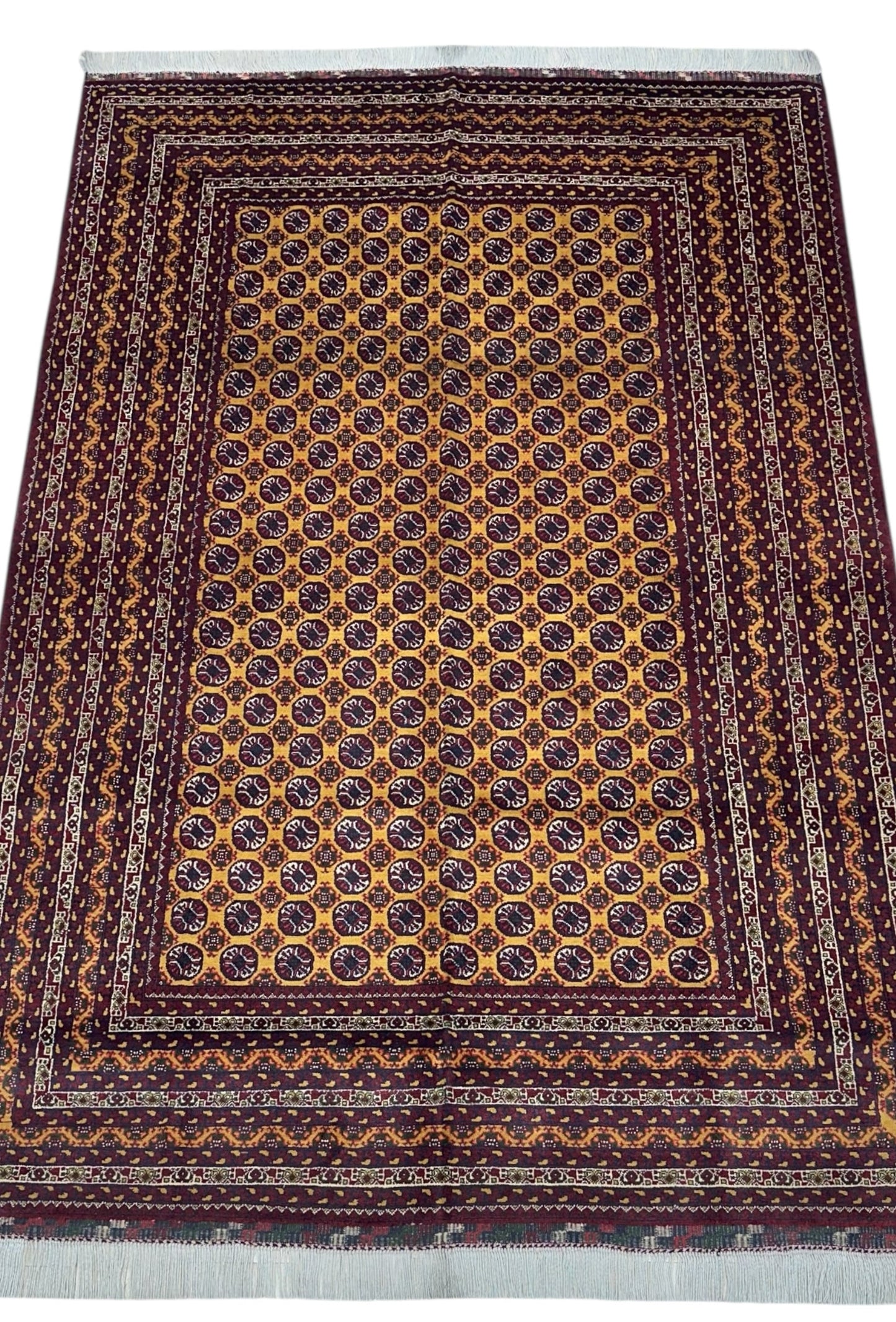 Hand-Knotted Afghani Mawri Wool Rug – 6’5″  x  9’4″ - Nuvé
