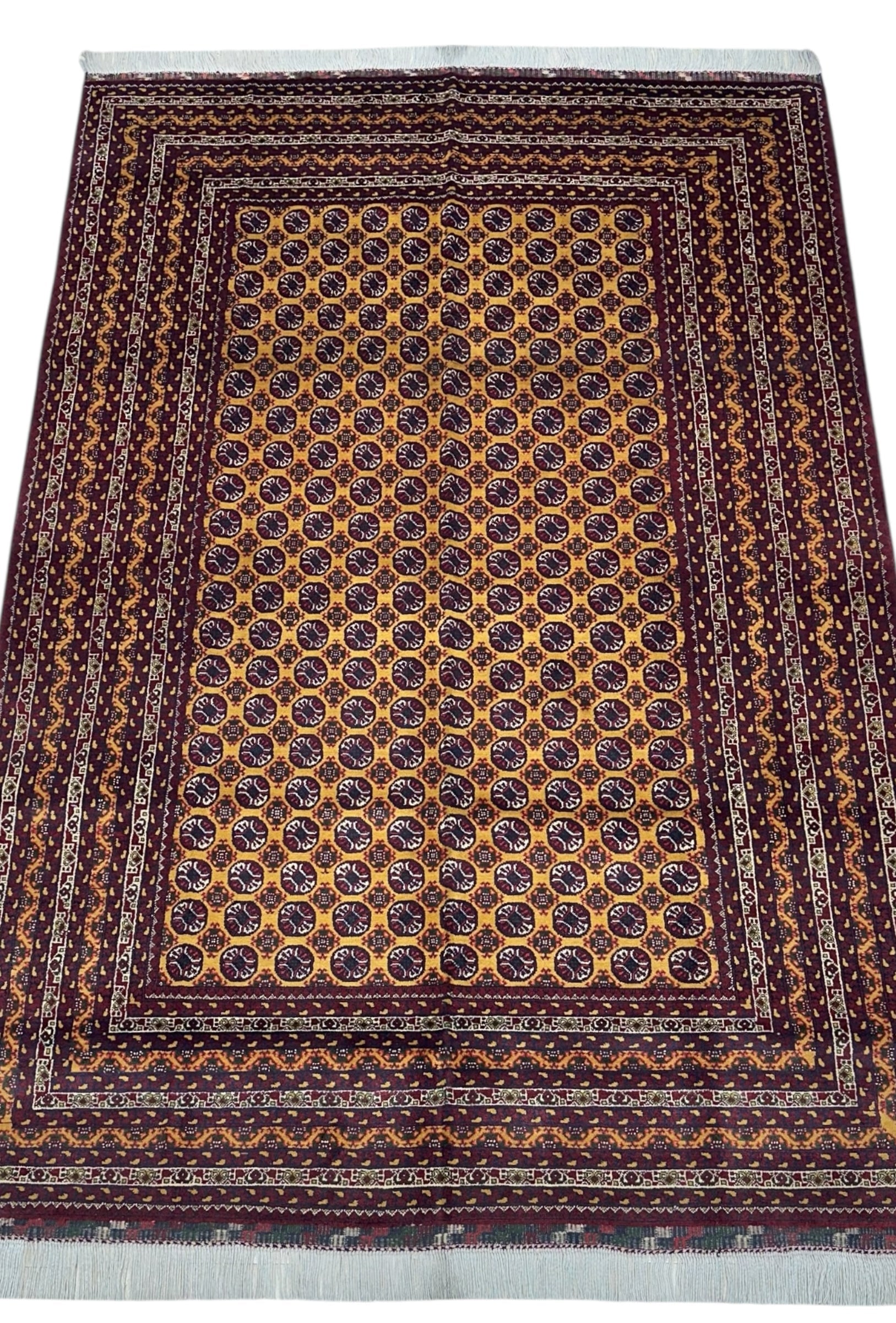 Hand-Knotted Afghani Mawri Wool Rug – 6’5″  x  9’4″ - Nuvé
