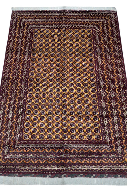 Hand-Knotted Afghani Mawri Wool Rug – 6’5″  x  9’4″ - Nuvé