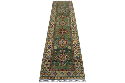 Hand-Knotted Afghani Kazak Wool Rug – 2’7″  x  9’8″ - Nuvé