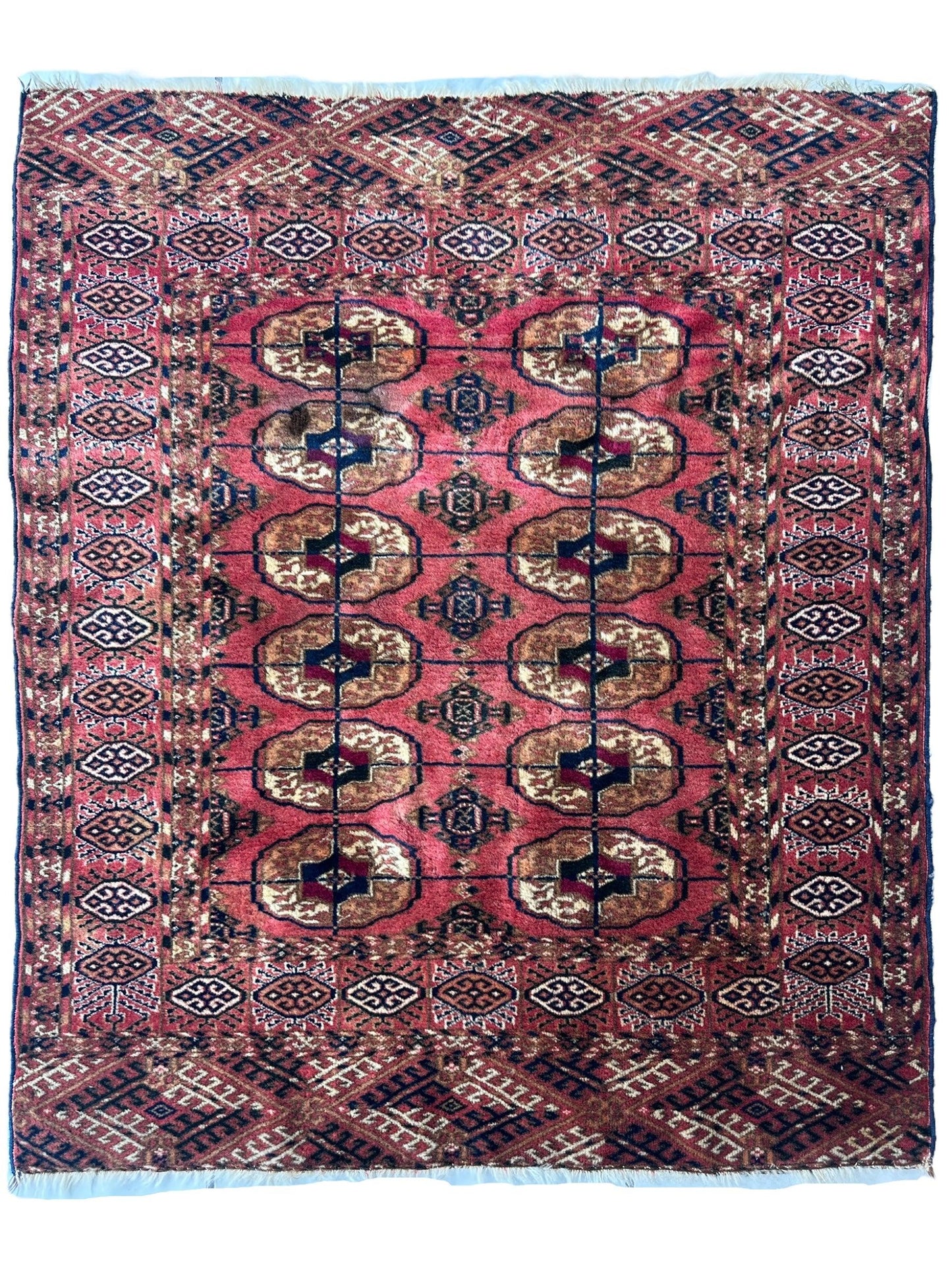 Vintage Tribal Turkoman Tekke Rug 3’4” x 4’ - Nuvé