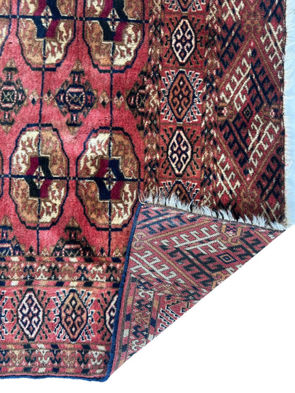 Vintage Tribal Turkoman Tekke Rug 3’4” x 4’ - Nuvé