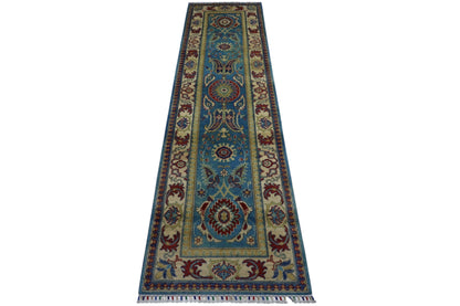 Hand-Knotted Afghani Kazak Wool Rug – 2’8″  x  9’9″ - Nuvé