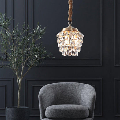 Pine Cone Crystal Pendant Light - Nuvé