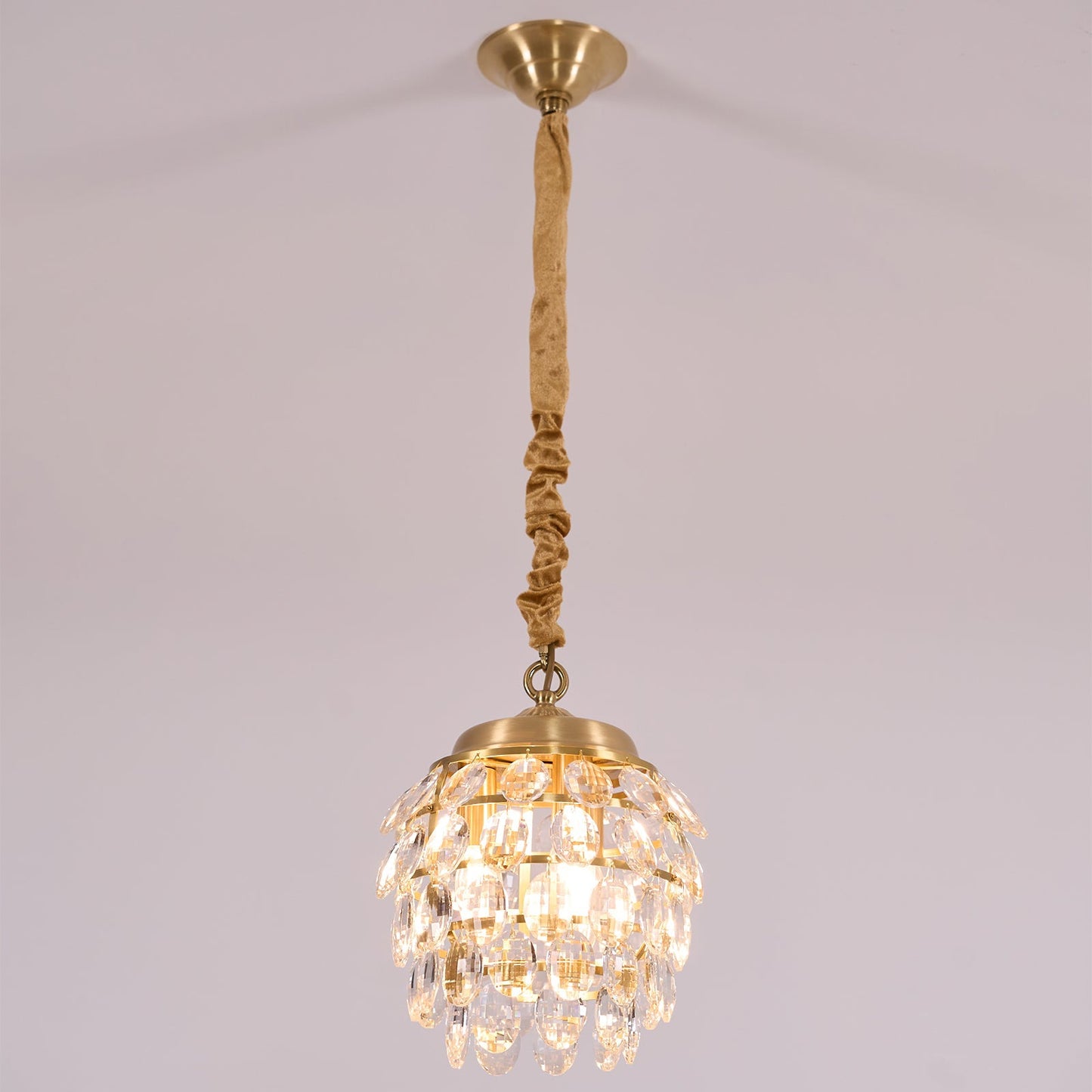 Pine Cone Crystal Pendant Light - Nuvé