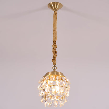 Pine Cone Crystal Pendant Light - Nuvé