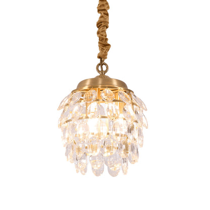Pine Cone Crystal Pendant Light - Nuvé